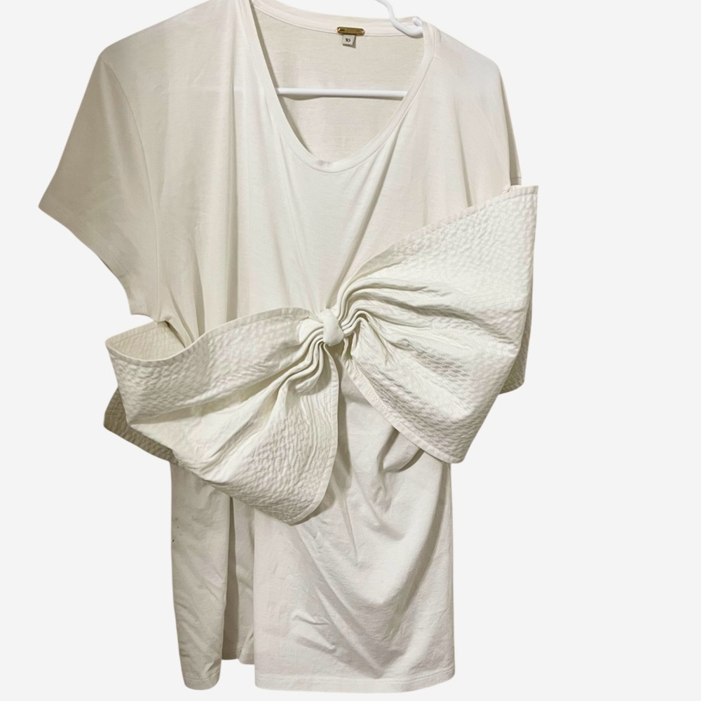 💙JOHANNA ORTIZ WHITE BOW TOP. - Picture 9 of 11